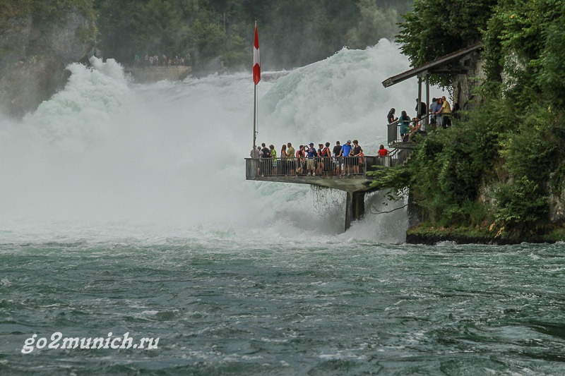 Рейнский водопад Шаффхаузен экскурсии из Мюнхена
